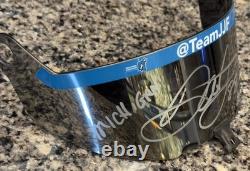 Dale Earnhardt Jr Race Worn (Michigan 2017) Signed Helmet Visor