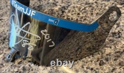 Dale Earnhardt Jr Race Worn (Michigan 2017) Signed Helmet Visor