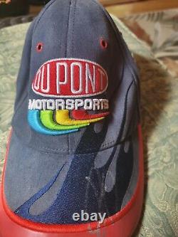 Dale Earnhardt Jr. Trucker Hat Signed Auto on a Jeff Gordon Hat Pepsi Pin Yoda