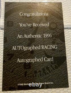 Dale Earnhardt & Richard Childress Authentic Autograph Cards 96 Score Board Rare