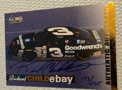 Dale Earnhardt & Richard Childress Authentic Autograph Cards 96 Score Board Rare