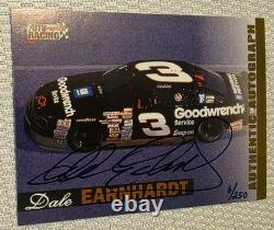 Dale Earnhardt & Richard Childress Authentic Autograph Cards 96 Score Board Rare