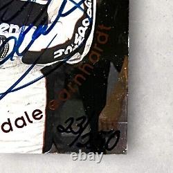 Dale Earnhardt SALUTE TO RACING GREATEST 1996 SCOREBOARD COA signed card GOLDIN