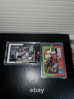 Dale Earnhardt Sr Autographed 1994 Action Packed Jeff Gordon Signed Jsa Cards