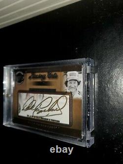 Dale Earnhardt Sr Autographed 2007 Press Pass Signed Legends Racing Cut Card 2/2