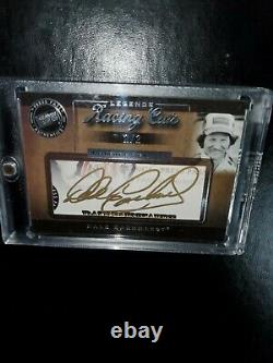 Dale Earnhardt Sr Autographed 2007 Press Pass Signed Legends Racing Cut Card 2/2