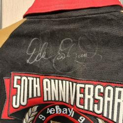 Dale Earnhardt Sr. Autographed 50th Anniversary Texas Motor Speedway Jacket XL
