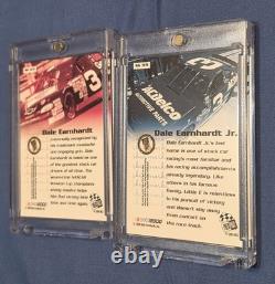 Dale Earnhardt Sr & Dale Jr Press Pass Skidmarks Race Used Tire Authentic Rare