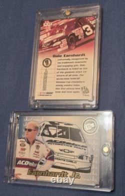 Dale Earnhardt Sr & Dale Jr Press Pass Skidmarks Race Used Tire Authentic Rare