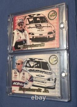 Dale Earnhardt Sr & Dale Jr Press Pass Skidmarks Race Used Tire Authentic Rare