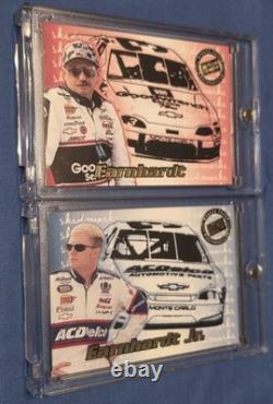 Dale Earnhardt Sr & Dale Jr Press Pass Skidmarks Race Used Tire Authentic Rare