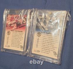 Dale Earnhardt Sr & Dale Jr Press Pass Skidmarks Race Used Tire Authentic Rare