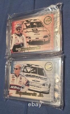 Dale Earnhardt Sr & Dale Jr Press Pass Skidmarks Race Used Tire Authentic Rare