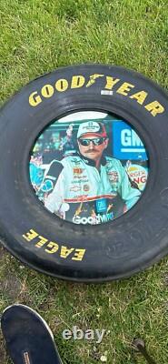 Dale Earnhardt Sr Goodyear Race Used Tire Display Winston Cup Souvenirs 27