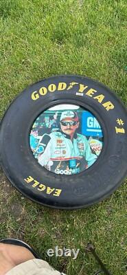 Dale Earnhardt Sr Goodyear Race Used Tire Display Winston Cup Souvenirs 27