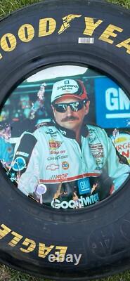 Dale Earnhardt Sr Goodyear Race Used Tire Display Winston Cup Souvenirs 27