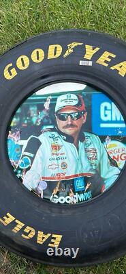 Dale Earnhardt Sr Goodyear Race Used Tire Display Winston Cup Souvenirs 27