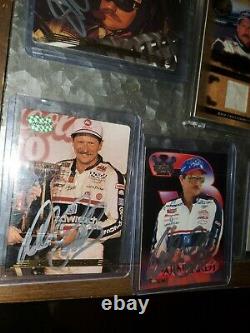 Dale Earnhardt Sr Hand Signed Autographed Cards. Plus Certified Cards. 21 Total