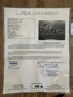 Dale Earnhardt Sr Signed Goodyear Eagle NASCAR Race Used Tire JSA Certified