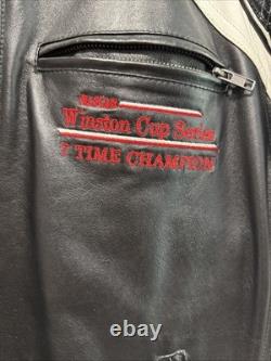 Dale Earnhardt Wilson Leather Chase Authentic Mens Large NASCAR Jacket