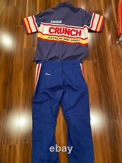 Dale Jarrett CRUNCH Race Worn Used Crew suit NASCAR autographed