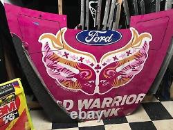 Danica Patrick 2017 Ford Warriors In Pink Nascar Race Used Sheetmetal Hood