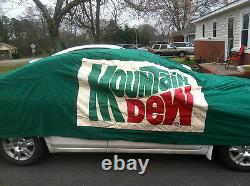 Darrell Waltrip Vintage Race Used Car Cover Mountain Dew 11 Nascar Waltrip Owned