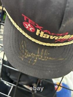 Davey Allison Autographed Texaco Havoline Racing Nascar Adjustable Rope Hat