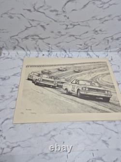 David Pearson #28 Lafayette Ford NASCAR D. McCrary Signed 255/500 Holman Moody