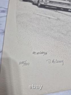 David Pearson #28 Lafayette Ford NASCAR D. McCrary Signed 255/500 Holman Moody