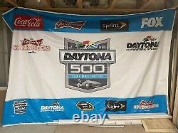 Daytona 500 victorylane banner Joey Logano NASCAR 2015 Race Used Sheetmetal Rare