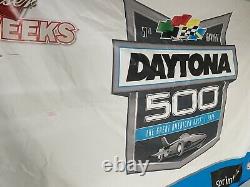 Daytona 500 victorylane banner Joey Logano NASCAR 2015 Race Used Sheetmetal Rare