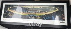 Daytona International Speedway Night Race NASCAR Nextel Framed Panoramic Picture
