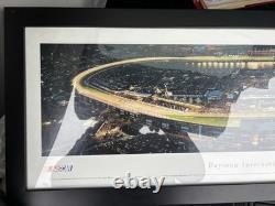 Daytona International Speedway Night Race NASCAR Nextel Framed Panoramic Picture