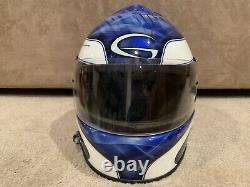 Derrike Cope Nascar, Race Used And Worn Helmet With Full Radio Signed