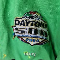 Disney Goofy JH Designs Nascar Green Embroidery Racing Jacket Mens X-Large XL