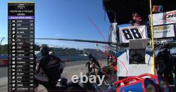 Earnhardt Jr Connor Zilisch Race Used 2024 JRM Pitboard #88 Zilisch First Win