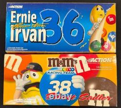 Elliott Sadler and Ernie Irvan M&M's Action Racing 124 Diecast Car Lot