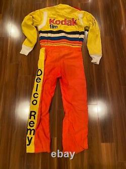 Ernie Irvan Kodak Race Worn Used Firesuit Drivers suit NASCAR 1991 Autographed