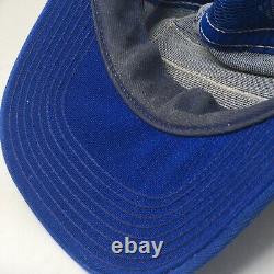 FLAW NASCAR North Liberty Iowa Blue 3 Three Stripe Mesh Trucker Hat Nasco