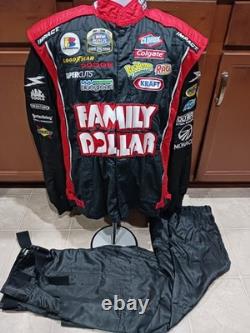 Fitz Bradshaw Family Dollar Race Used Lrg Pit Crew Firesuit NASCAR Ted Musgrave