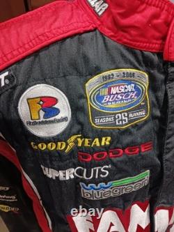 Fitz Bradshaw Family Dollar Race Used Lrg Pit Crew Firesuit NASCAR Ted Musgrave