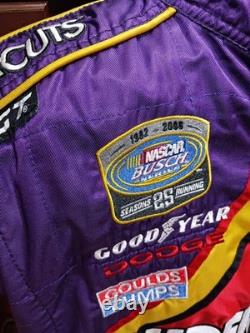 Fitz Bradshaw Supercuts Race Used 2XL Pit Crew Firesuit NASCAR Busch Series 25th