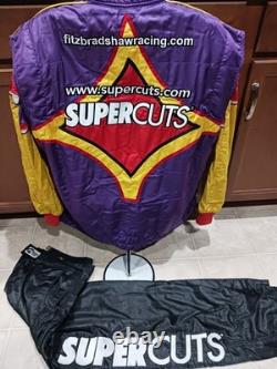 Fitz Bradshaw Supercuts Race Used 2XL Pit Crew Firesuit NASCAR Busch Series 25th