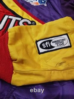 Fitz Bradshaw Supercuts Race Used 2XL Pit Crew Firesuit NASCAR Busch Series 25th