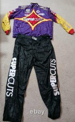 Fitz Bradshaw Supercuts Race Used 2XL Pit Crew Firesuit NASCAR Busch Series 25th