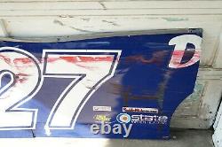 GENUINE NASCAR 27 Jason Keller Race Used Side Panel. 2009 Darlington Race