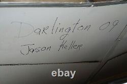 GENUINE NASCAR 27 Jason Keller Race Used Side Panel. 2009 Darlington Race