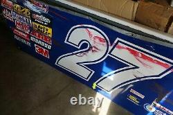 GENUINE NASCAR 27 Jason Keller Race Used Side Panel. 2009 Darlington Race