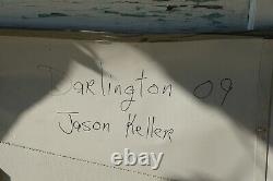 GENUINE NASCAR 27 Jason Keller Race Used Side Panel. 2009 Darlington Race